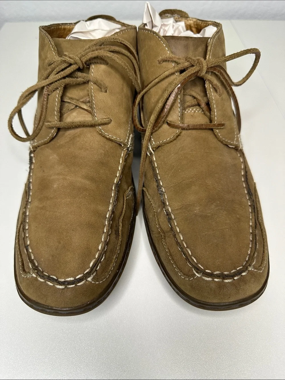 Sperry Men's Leather Lace-up Chukka Boots in Brown 10.5